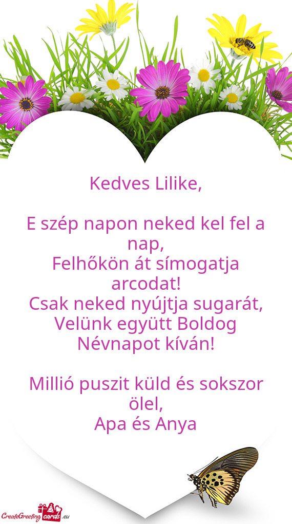 Kedves Lilike