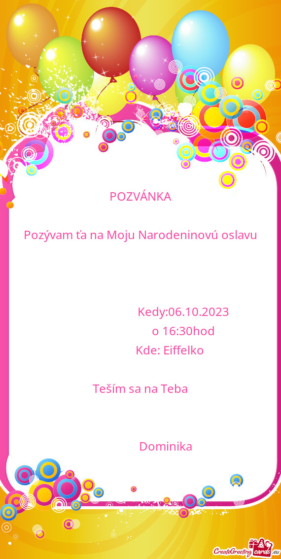 Kedy:06.10.2023