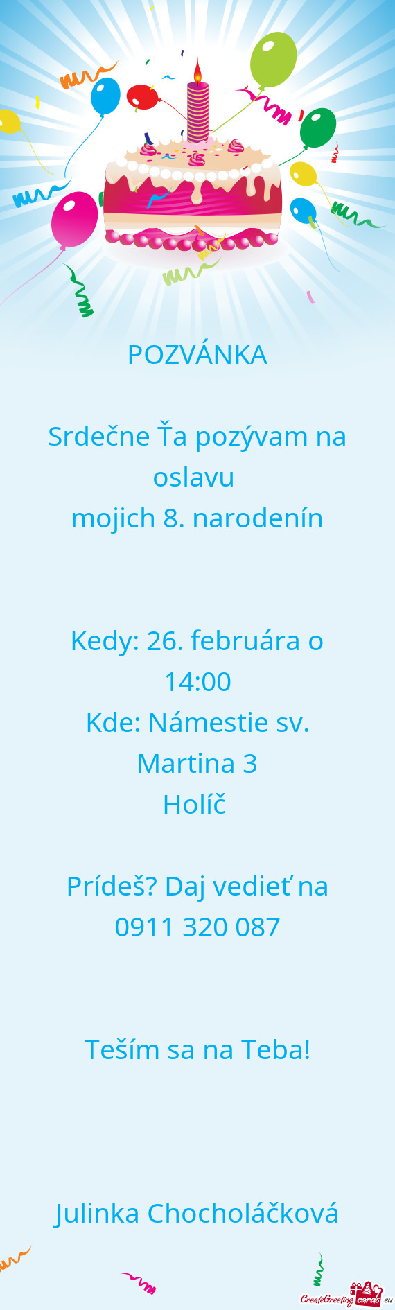 Kedy: 26. februára o 14:00