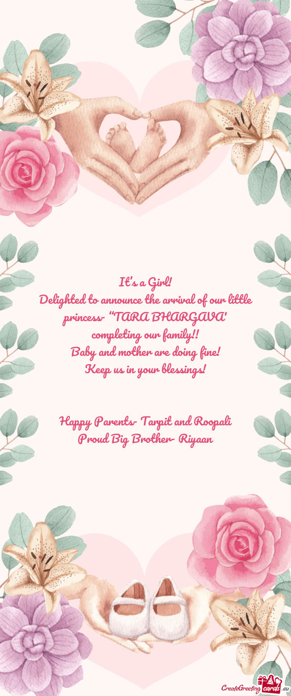 Keep us in your blessings