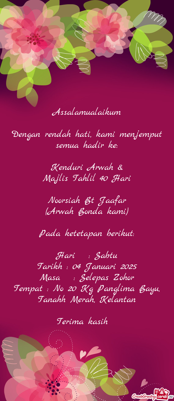 Kenduri Arwah &