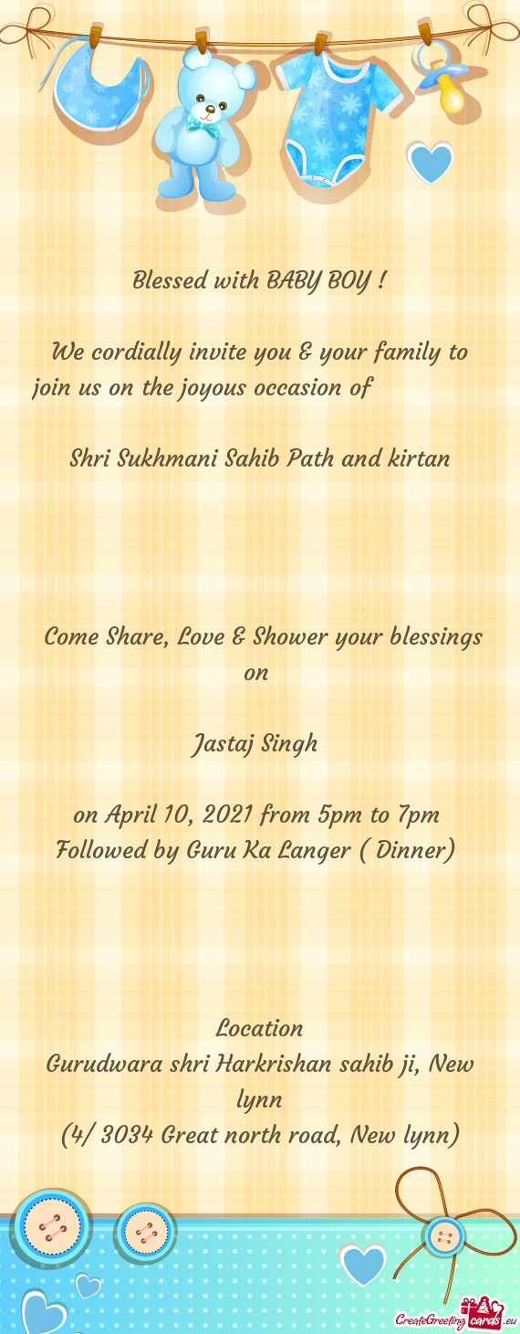 Khmani Sahib Path and kirtan