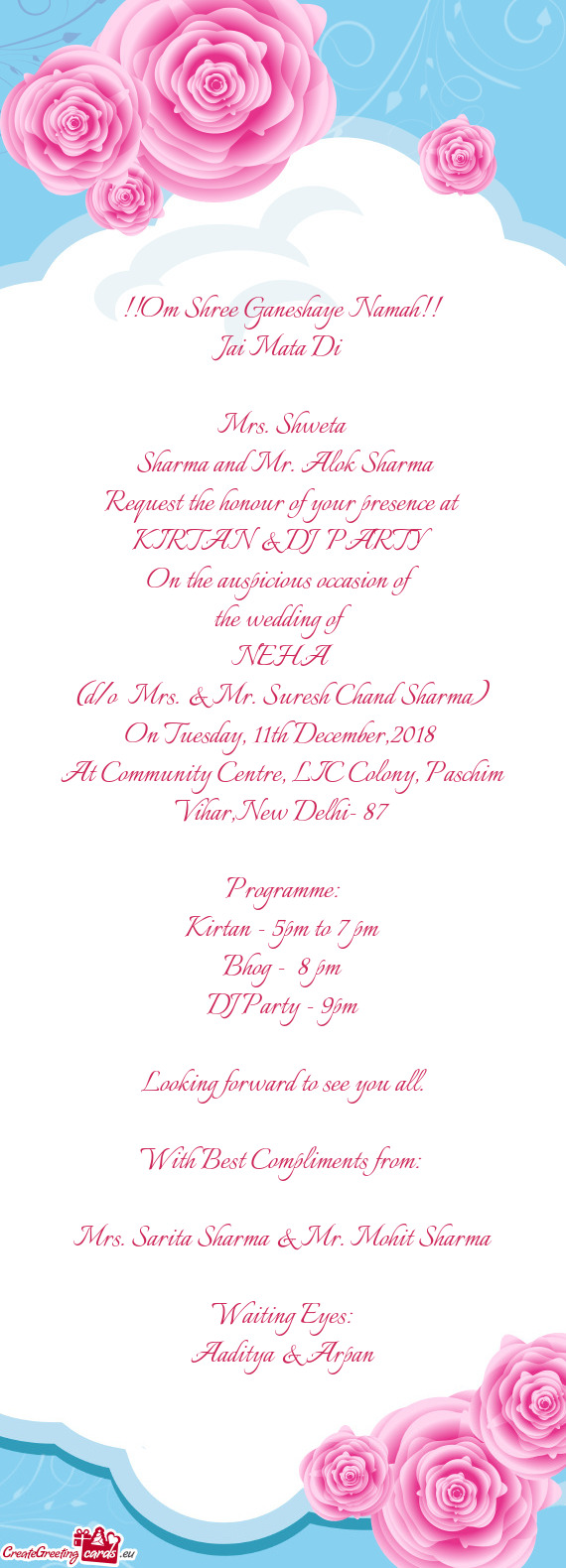 KIRTAN & DJ PARTY