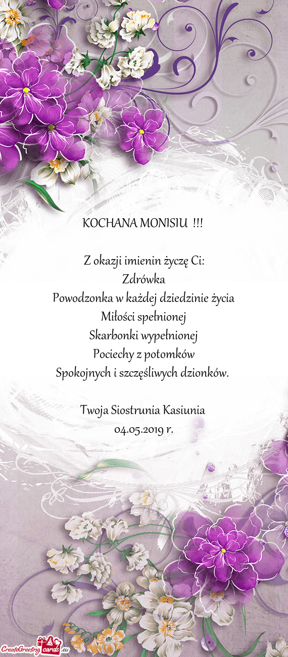 KOCHANA MONISIU