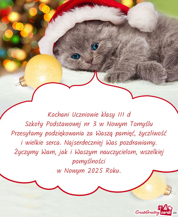 Kochani Uczniowie klasy III d