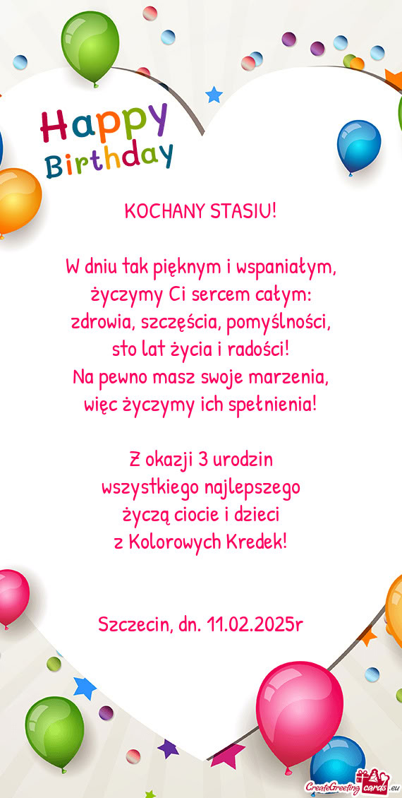 KOCHANY STASIU
