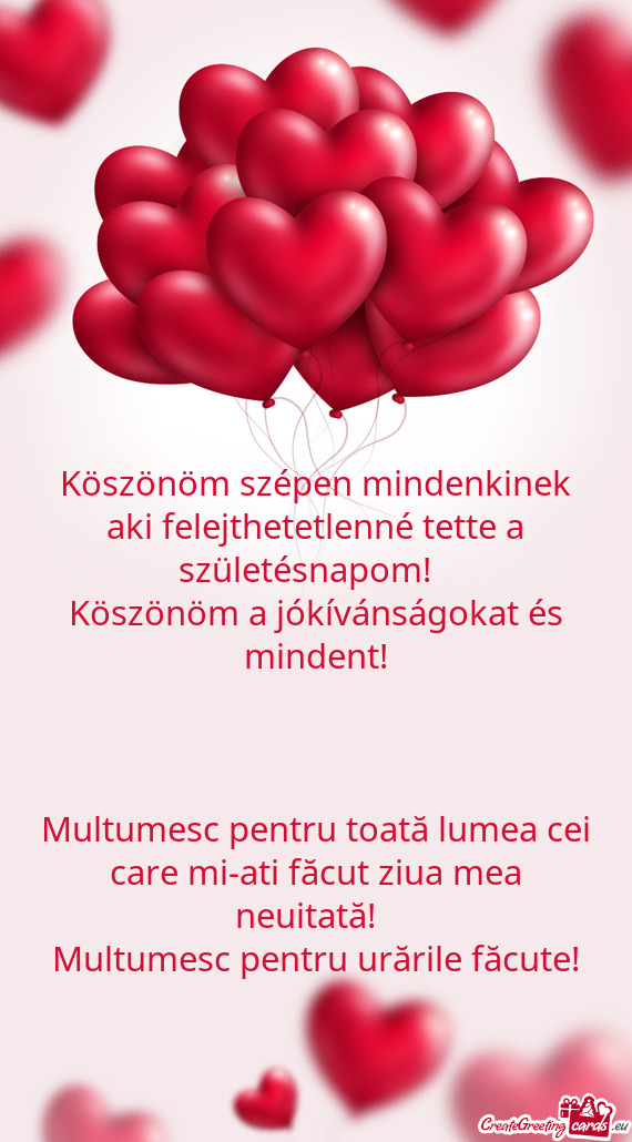 Köszönöm szépen mindenkinek aki felejthetetlenné tette a születésnapom!❤