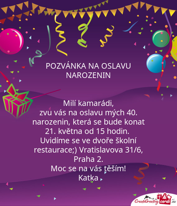 Která se bude konat 21