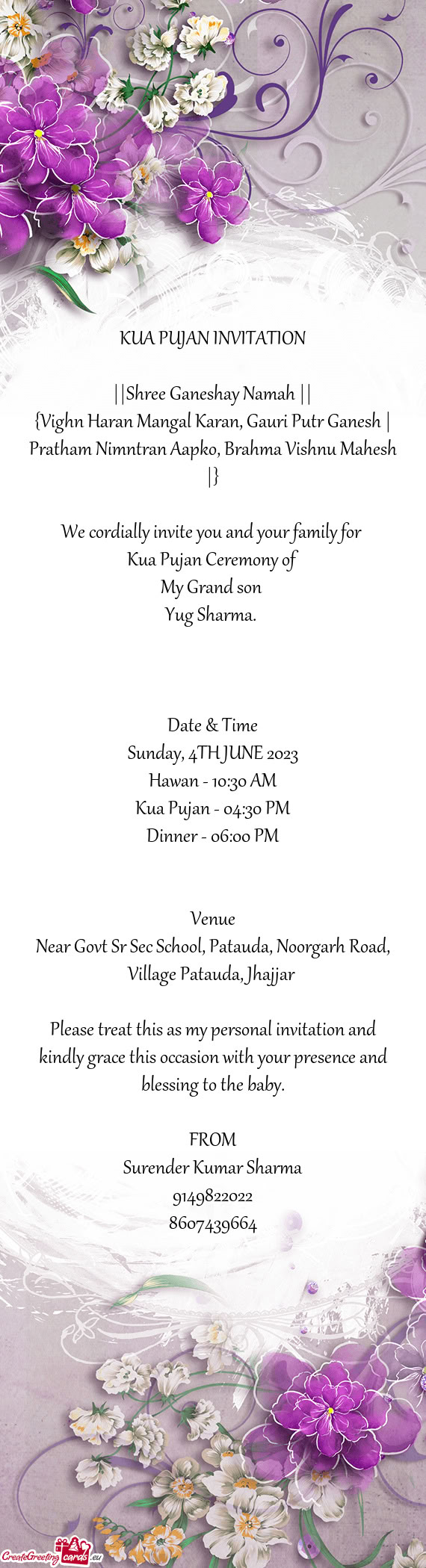 Kua Pujan Ceremony of