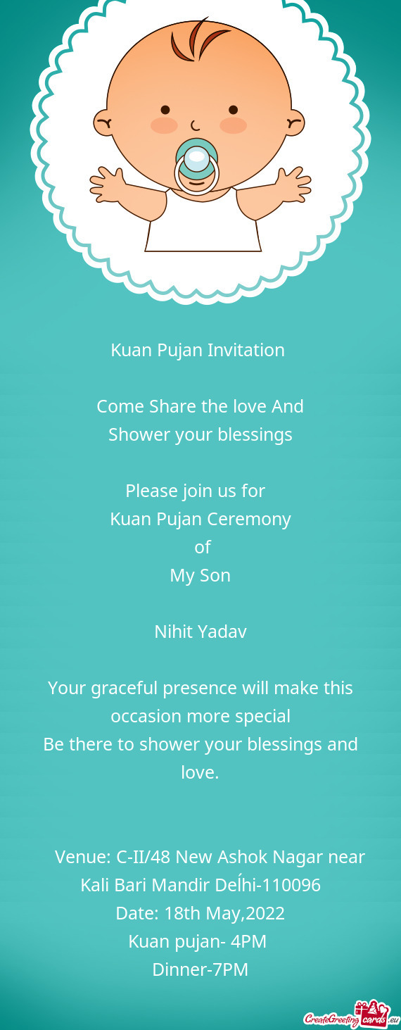 Kuan pujan- 4PM