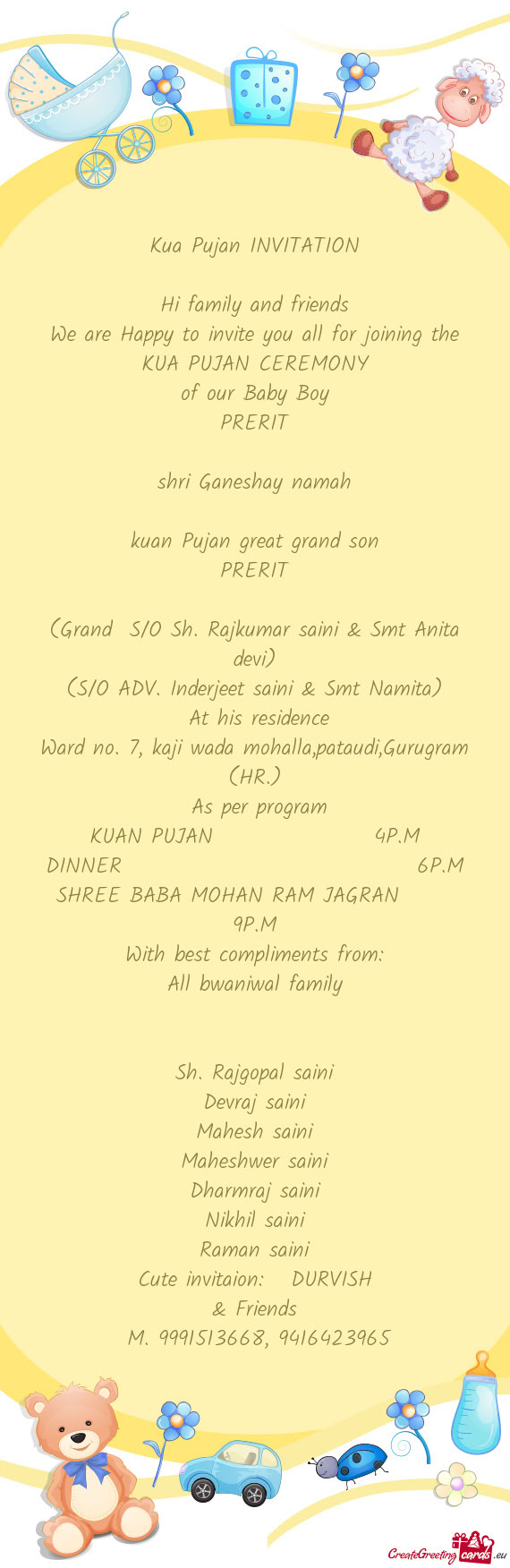 Kuan Pujan great grand son