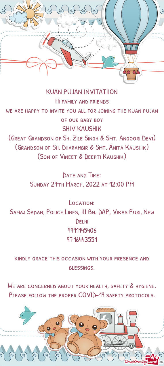 KUAN PUJAN INVITATIION