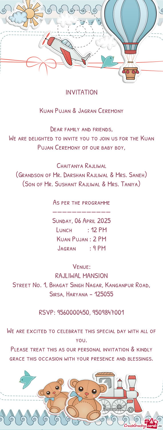 Kuan Pujan & Jagran Ceremony