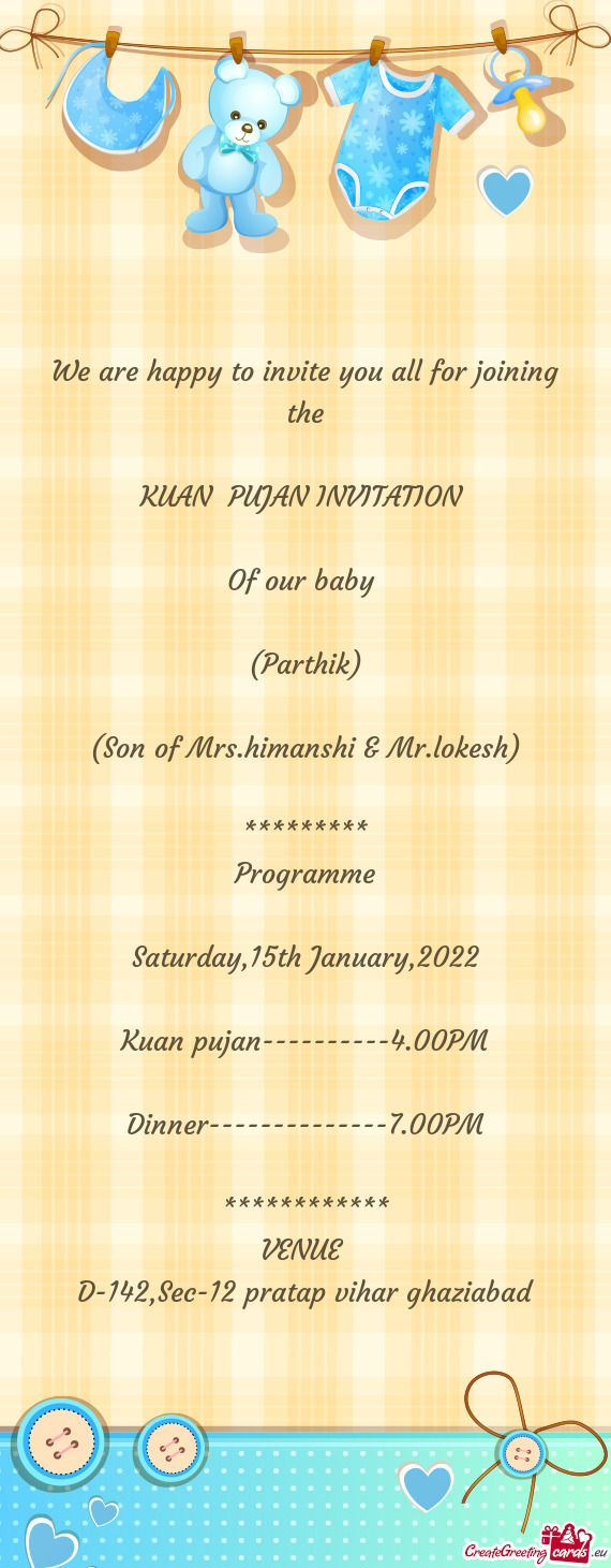 Kuan pujan----------4.00PM