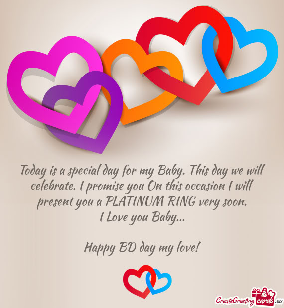 L present you a PLATINUM RING very soon