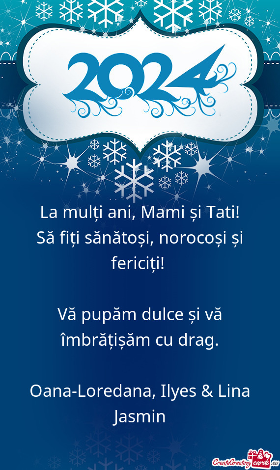 La mulți ani, Mami și Tati