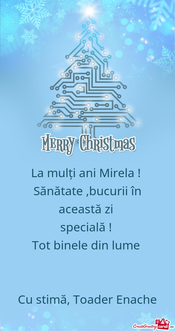 La mulți ani Mirela