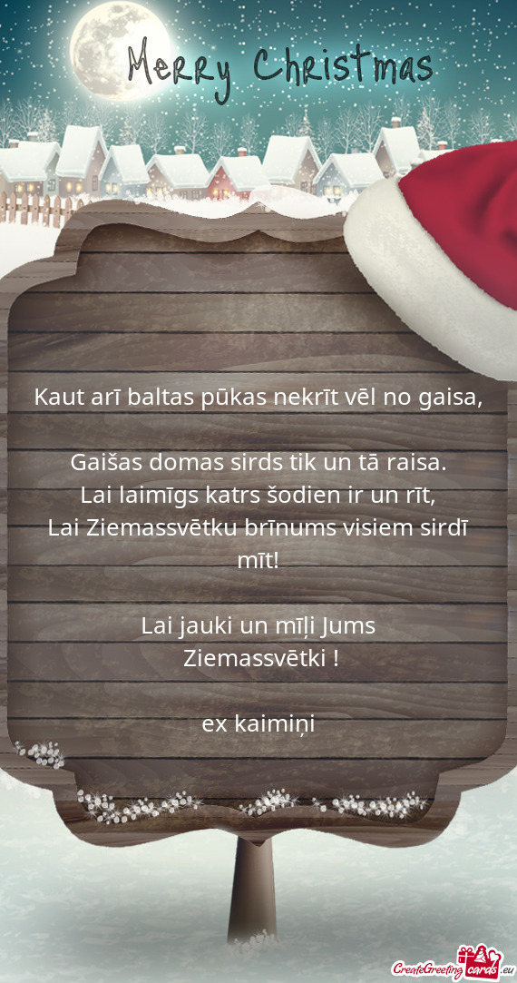 Lai jauki un mīļi Jums