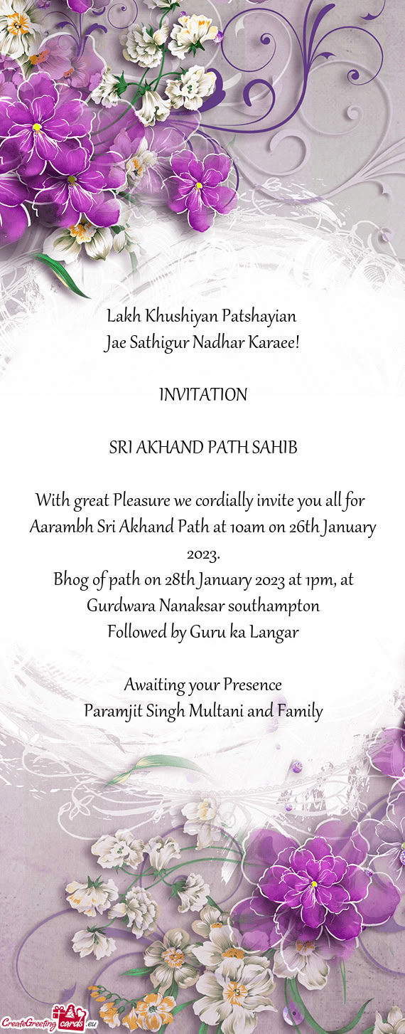 Lakh Khushiyan Patshayian