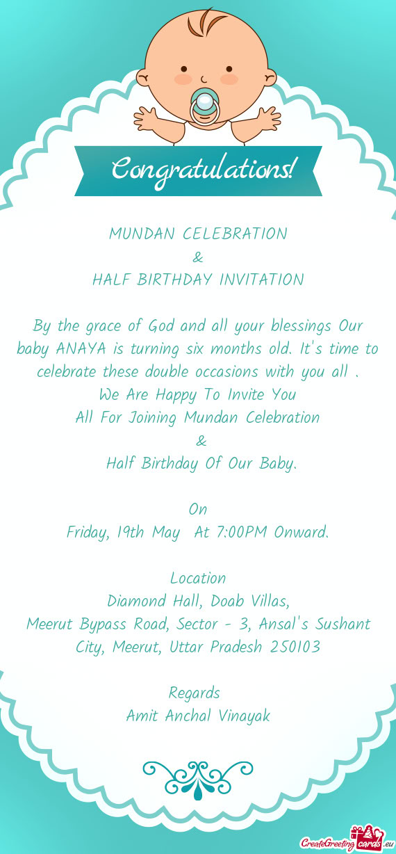 Lebrate these double occasions with you all