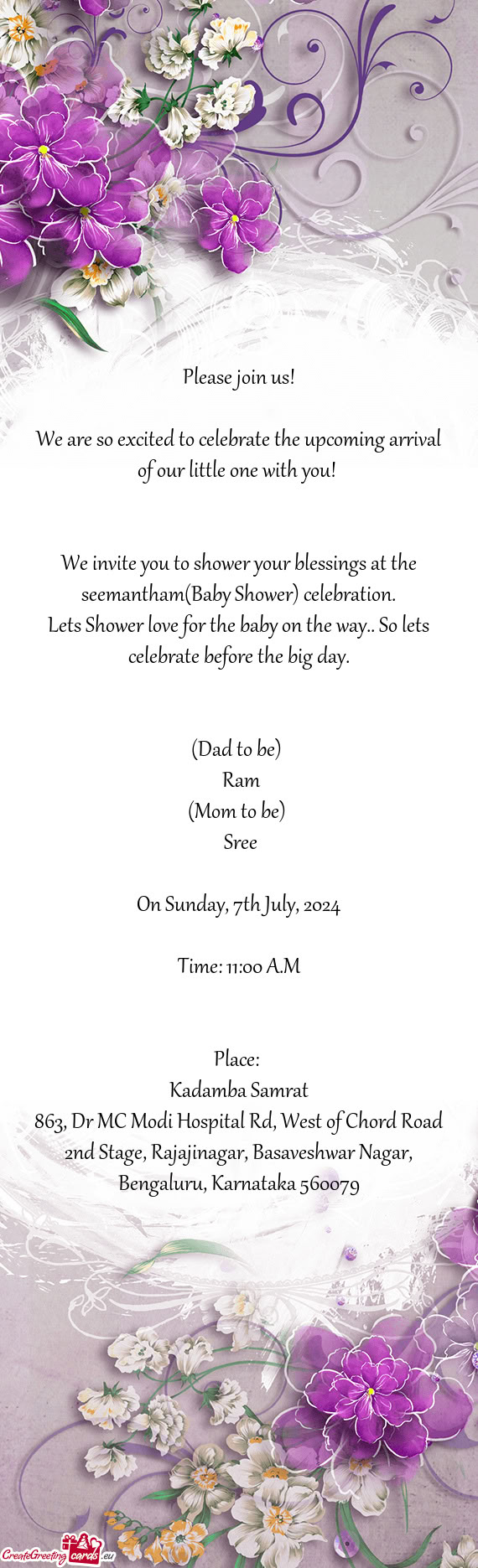 Lets Shower love for the baby on the way.. So lets celebrate before the big day