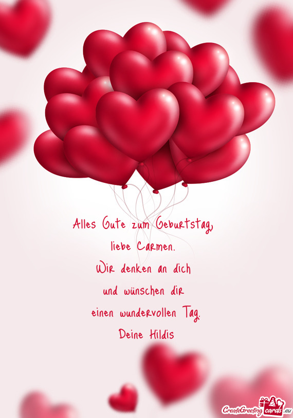 Liebe Carmen