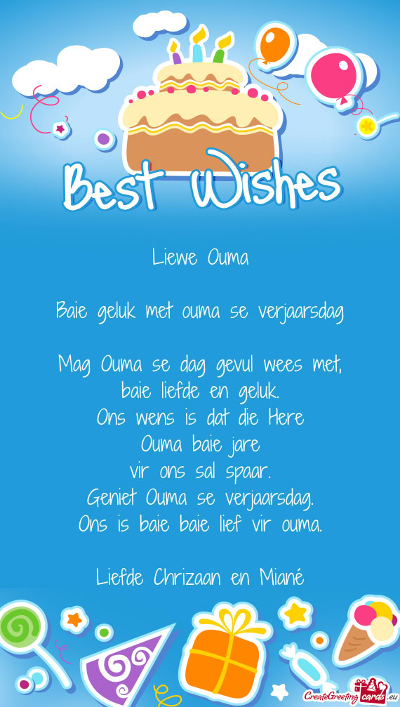 Liefde Chrizaan en Miané