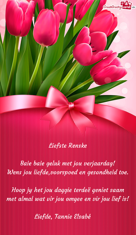 Liefste Renske