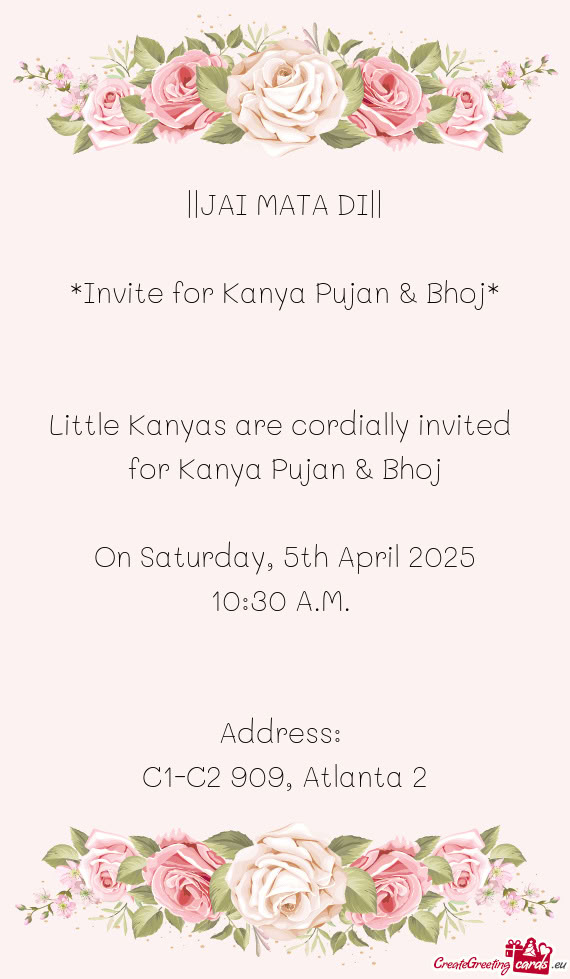 Little Kanyas are cordially invited