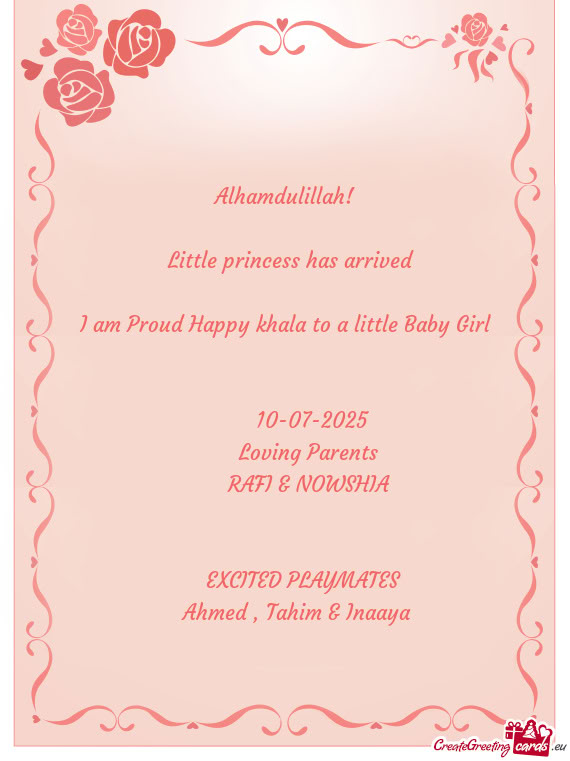 Little princess has arrived