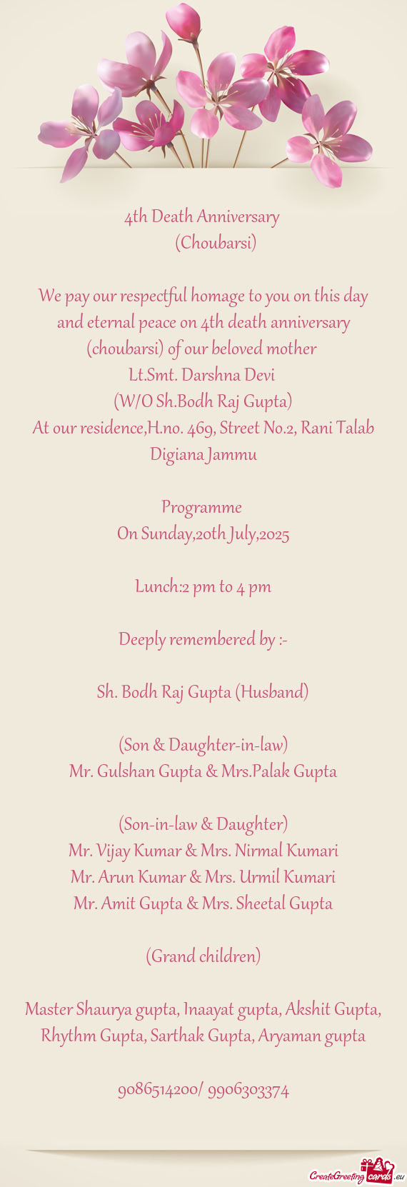 Lt.Smt. Darshna Devi