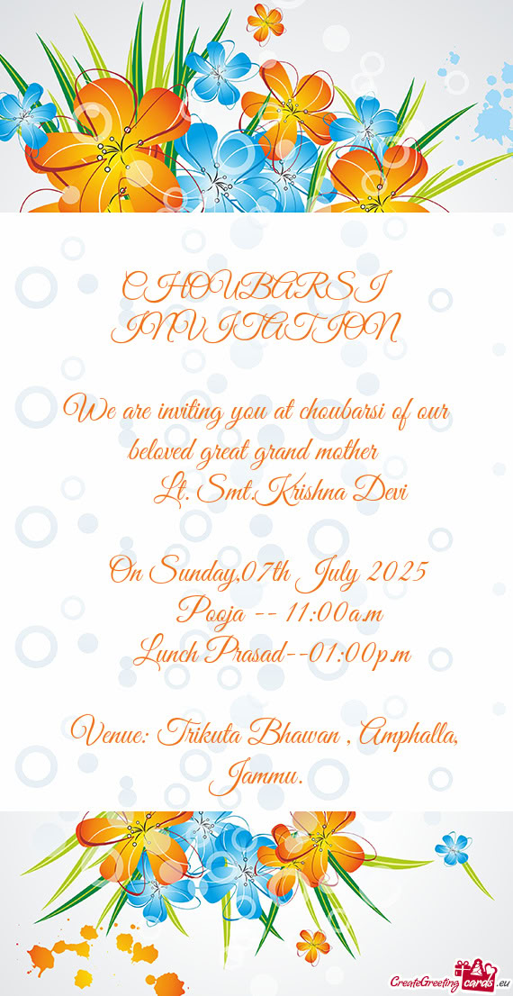 Lt. Smt.Krishna Devi