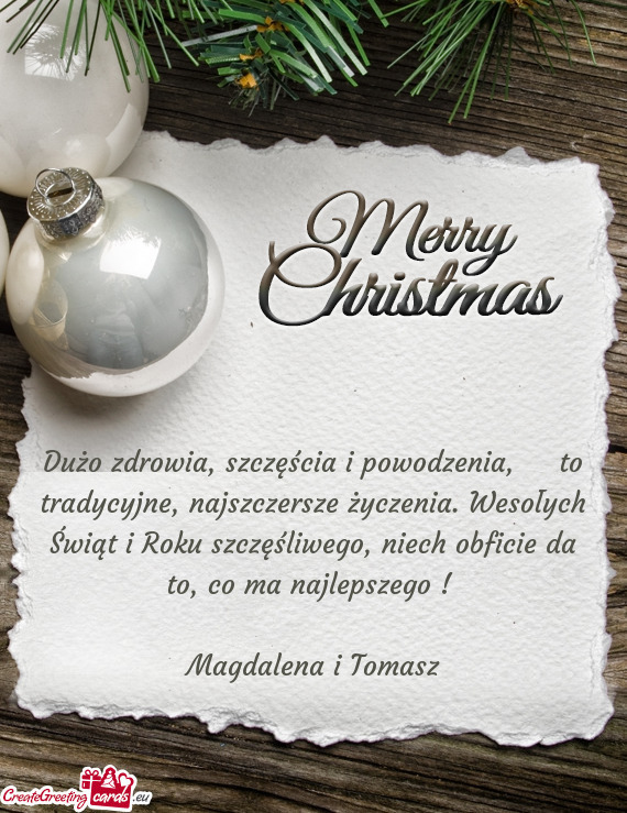 Magdalena i Tomasz