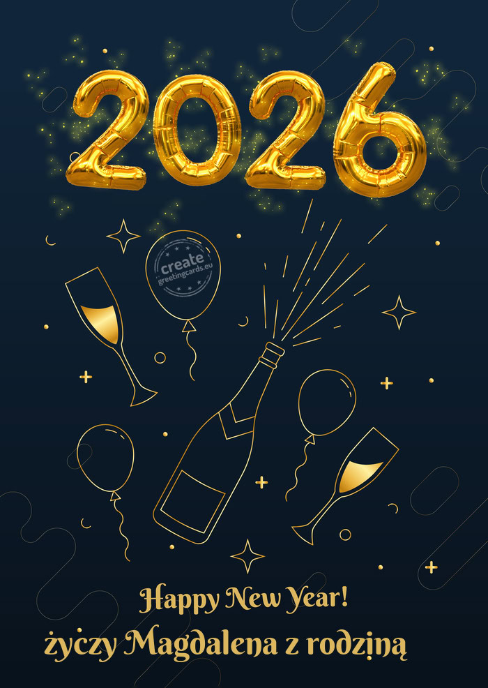 Magdalena z rodziną 🥂