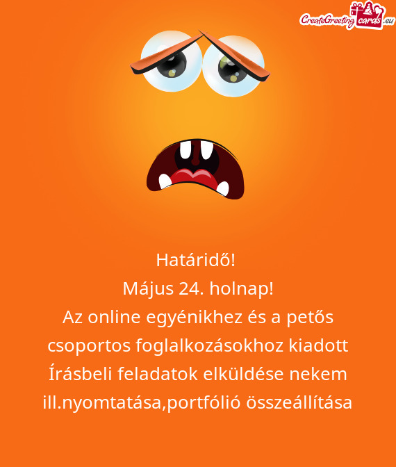 Május 24. holnap