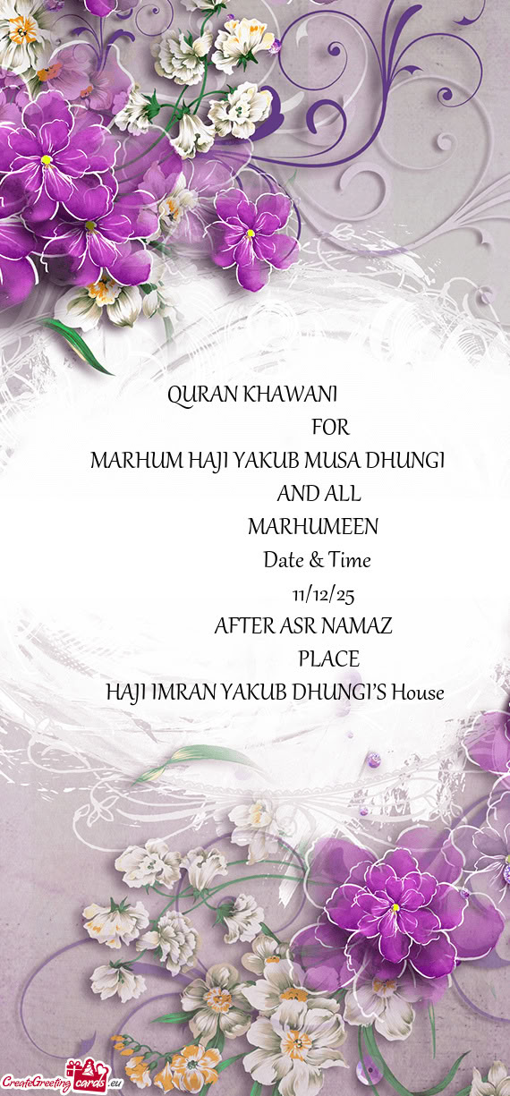 MARHUM HAJI YAKUB MUSA DHUNGI