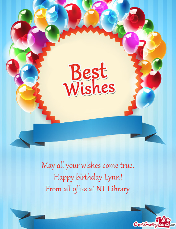 May all your wishes come true