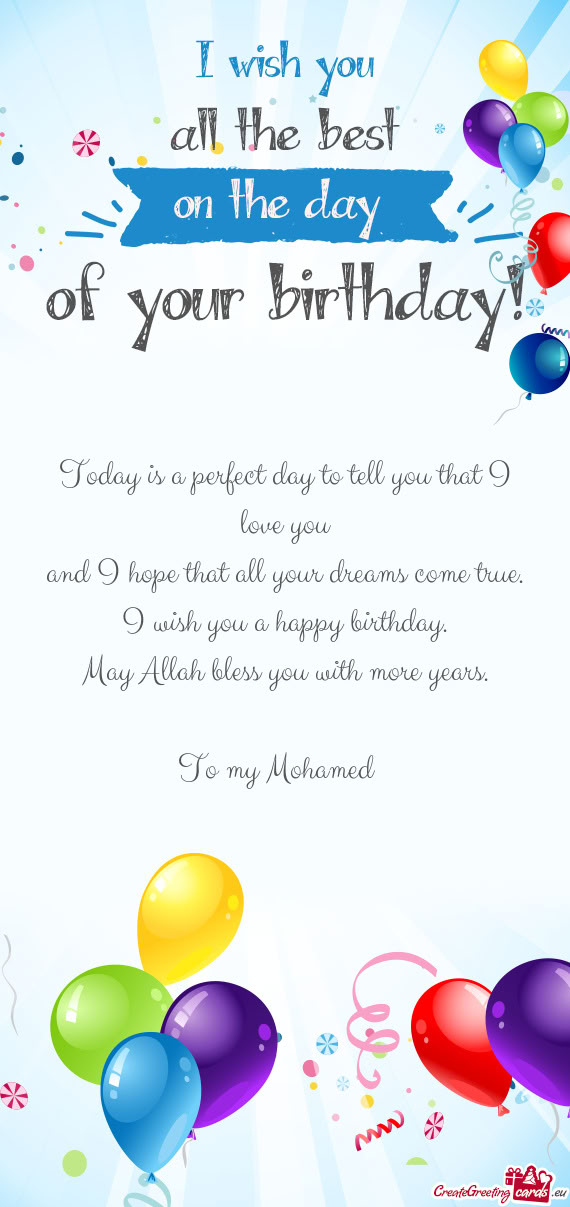 May Allah bless you with more years