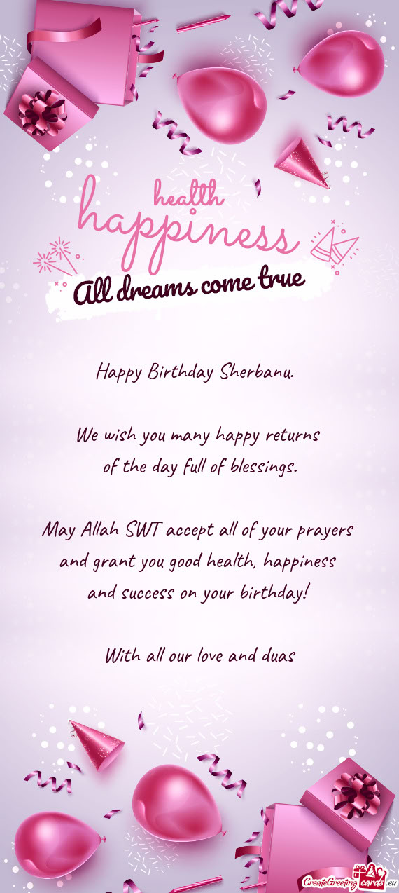 May Allah SWT accept all of your prayers