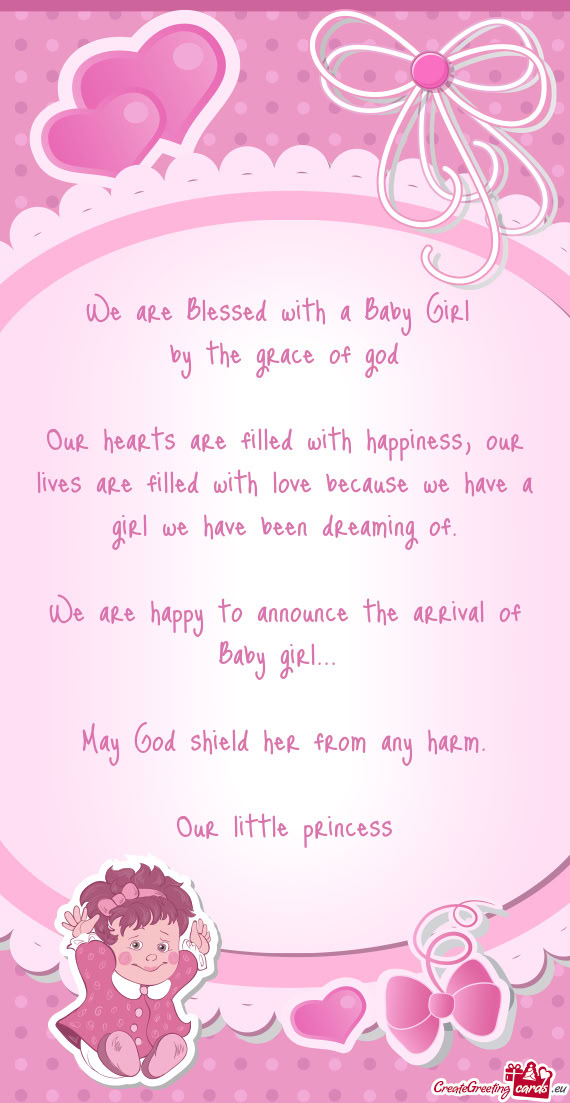 May God shield her from any harm