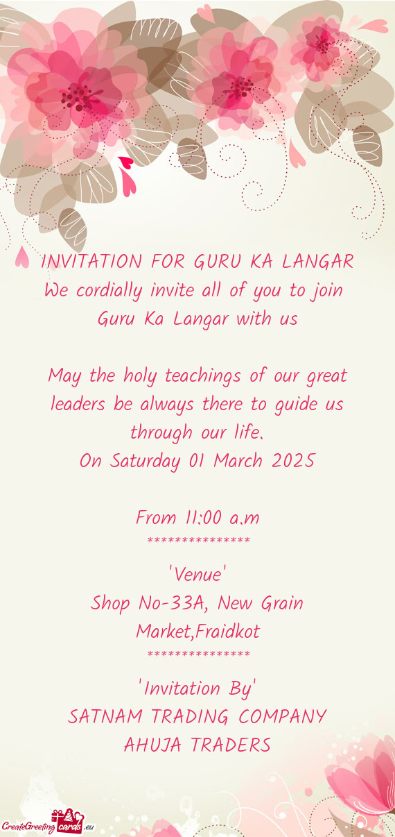 May the holy teachings of our great leaders be always there to guide us through our life