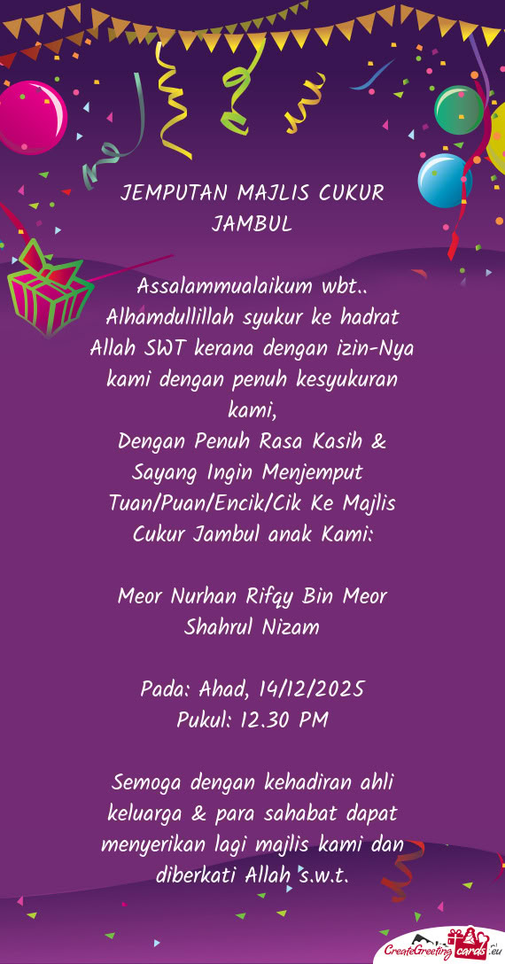 Meor Nurhan Rifqy Bin Meor Shahrul Nizam