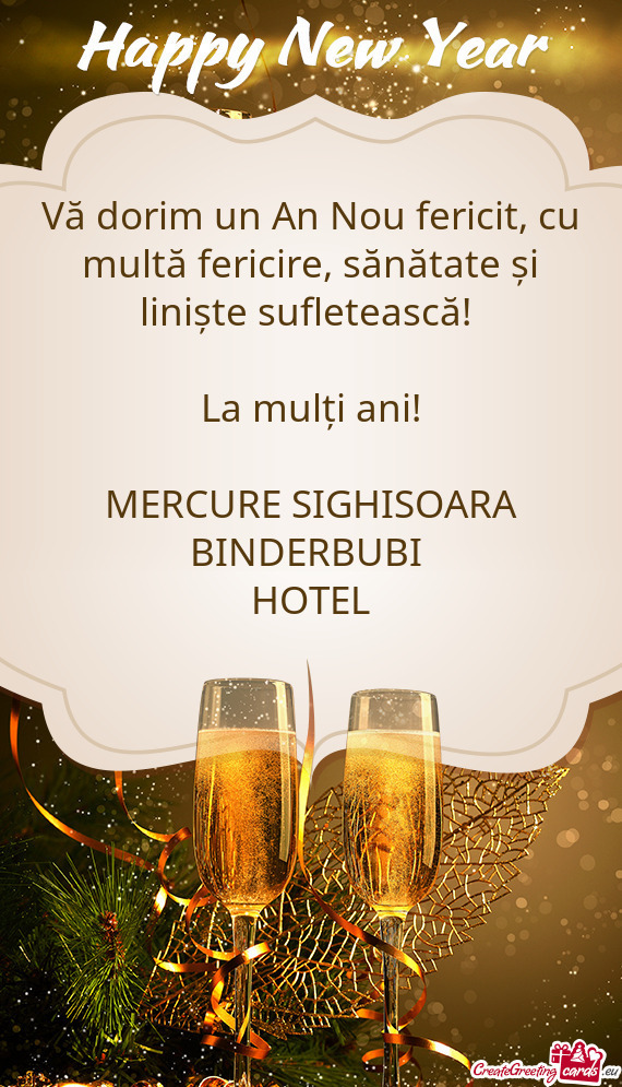 MERCURE SIGHISOARA BINDERBUBI