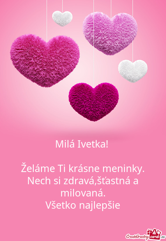 Milá Ivetka