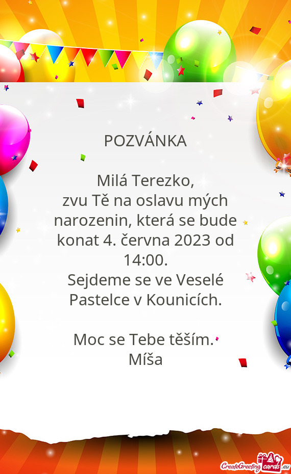 Milá Terezko