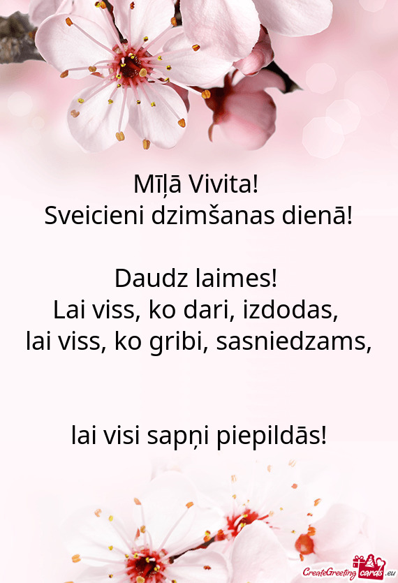 Mīļā Vivita