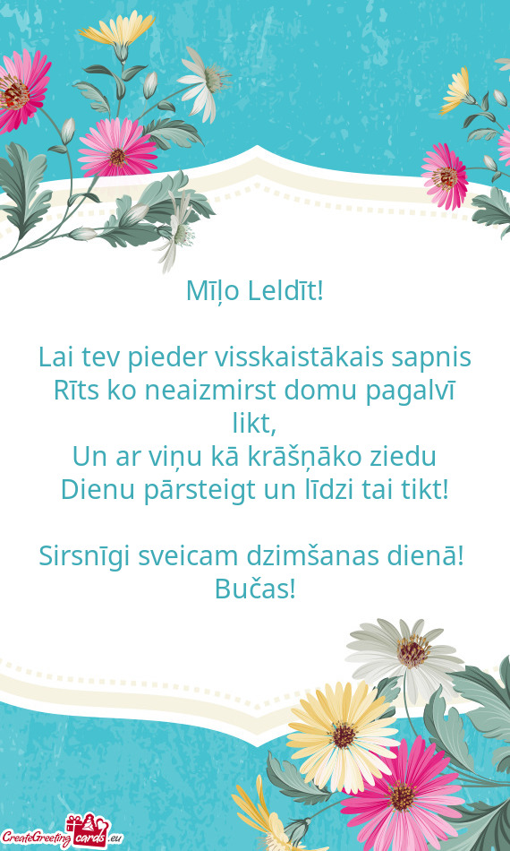 Mīļo Leldīt