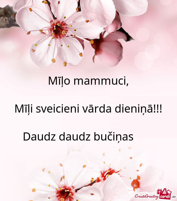 Mīļo mammuci