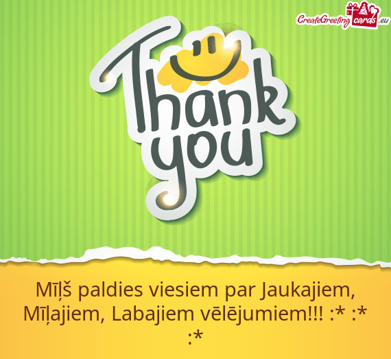 Mīļš paldies viesiem par Jaukajiem, Mīļajiem, Labajiem vēlējumiem!!! :* :* :