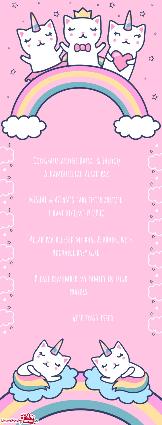 MISHAL & AZLAN’S baby sister arrived ✨🥹🩷